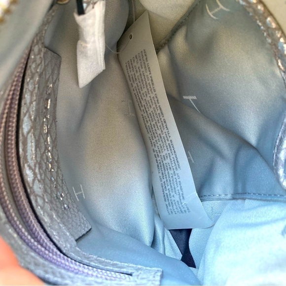 Halston Heritage Snake Embossed Crossbody Bag Small - Picture 5 of 7